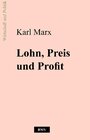 Buchcover Lohn, Preis und Profit