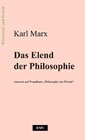 Buchcover Das Elend der Philosophie