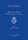 Buchcover Bach's Lute Works from the Guitarist's Perspective Vol. 1 - BWV 995/996