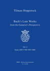 Buchcover Bach's Lute Works from the Guitarist's Perspective Vol. 2 - BWV 998/999/1000