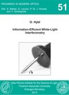 Buchcover Information-Efficient White Light Interferometry