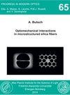 Buchcover Optomechanical interactions in microstructured silica fibers
