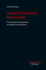 Buchcover Donald Davidson’s Philosophy
