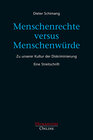 Buchcover Menschenrechte versus Menschenwürde