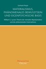 Buchcover Materialismus, phänomenales Bewusstsein und eigenpsychische Basis