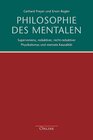 Buchcover Philosophie des Mentalen