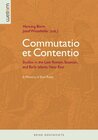 Buchcover Commutatio et contentio