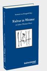 Buchcover Kultur in Weimar