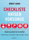 Buchcover Checkliste Krisenvorsorge