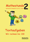Buchcover Mathestunde 2 - Textaufgaben Wir rechnen bis 100
