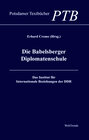 Buchcover Die Babelsberger Diplomatenschule