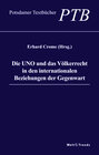 Buchcover Die UNO und das Völkerrecht in den internationalen Beziehungen der Gegenwart