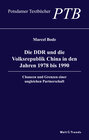 Buchcover Die DDR und die Volksrepublik China in den Jahren 1978 bis 1990