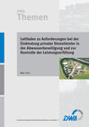 Buchcover Leitfaden zu Anforderungen bei der Einbindung privater Dienstleister in der Abwasserbeseitigung und zur Kontrolle der Le