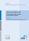 Buchcover Advisory Leaflet DWA-M 1100E Benchmarking in Water Supply and Wastewater Disposal