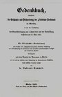 Buchcover Gedenkbuch, enthaltend die Geschichte und Beschreibung des Friedrich-Denkmals in Berlin sowie die Darstellung der Grunds