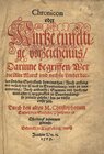 Buchcover Chronicon oder Kurtze einfeltige verzeichenus / darinne begriffen / wer die Alte Marck und nechste Lender darbey sind de
