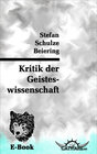 Buchcover Kritik der Geisteswissenschaft