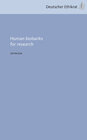 Buchcover Human biobanks for research