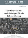 Buchcover Schriftverständnis und die Folgen für die Lebensführung