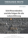 Buchcover Schriftverständnis und die Folgen für die Lebensführung