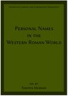 Buchcover Personal Names in the Western Roman World