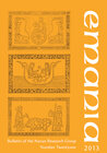 Buchcover Emania 21 – 2013