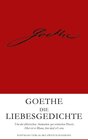 Buchcover Goethe: Die Liebesgedichte