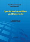 Buchcover Spanisches Immobilien- und Steuerrecht