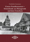 Buchcover Unsere Familiennamen - Schatzfunde aus Harzgerode und dem Unterharz