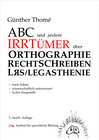 Buchcover ABC und andere Irrtümer über Orthographie, Rechtschreiben, LRS/Legasthenie
