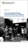 Buchcover "Für menschliche Würde, Anstand und eine neue Moral"