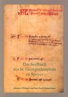 Buchcover Das Seelbuch des St. Georgenhospitals zu Speyer