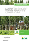 Buchcover Agrarholz – Kongress 2013