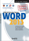 Buchcover Word 2013 Professional
