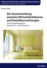 Buchcover Der Zusammenhang zwischen Wirtschaftsfaktoren und Hotelübernachtungen