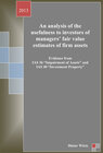 Buchcover An analysis of the usefulness to investors of managers’ fair value estimatesd of firm assets