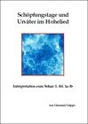 Buchcover Schöpfungstage und Urväter im Hohelied