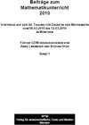 Buchcover Vorträge auf der 44. Tagung für Didaktik der Mathematik vom 8.3.2010 bis zum 12.3.2010 in München