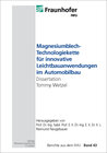 Buchcover Magnesiumblech-Technologiekette für innovative Leichtbauanwendungen im Automobilbau