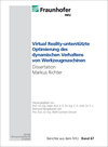 Buchcover Virtual Reality-unterstützte Optimierung des dynamischen Verhaltens von Werkzeugmaschinen