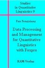 Buchcover Data Processing and Management for Quantitative Linguistics with Foxpro