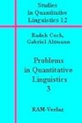 Buchcover Problems in Quantitative Linguistics 3