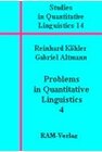 Buchcover Studies in Quantitative Linguistics 14