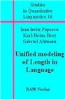 Buchcover Studies in Quantitative Linguistics 16