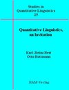 Buchcover Studies in Quantitative Linguistics 25