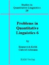 Buchcover Studies in Quantitative Linguistics 28