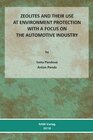 Buchcover Zeolites and their Use at Environment Protection with a Focus on the Automotive Industry