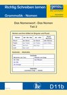 Buchcover D11b - Grammatik - Nomen Teil 2