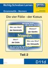 Buchcover D11d - Grammatik - Nomen, Die vier Fälle - der Kasus Teil 2